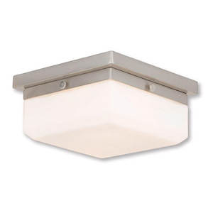 Allure - 21W 2 LED Flush Mount - 13 Inches wide by 4 Inches high - 444052