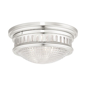 Berwick - 2 Light Flush Mount in Coastal Style - 13 Inches wide by 5.75 Inches high - 522791