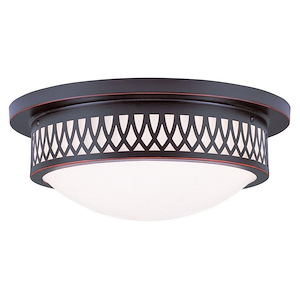 Westfield - 2 Light Flush Mount in Contemporary Style - 11 Inches wide by 5 Inches high - 1029814