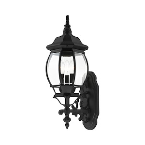 Frontenac - 3 Light Outdoor Wall Lantern in Traditional Style - 8.25 Inches wide by 23 Inches high - 190267