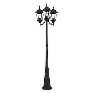 Hamilton - 3 Light Outdoor Post Light in Style - 24.5 Inches wide by 86 Inches high - 1012083