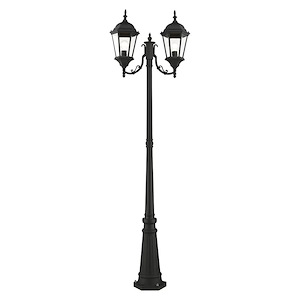 Hamilton - 2 Light Outdoor Post Light in Style - 9.5 Inches wide by 86 Inches high - 1012077