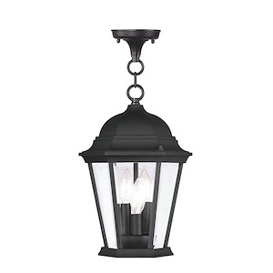 Hamilton - 3 Light Outdoor Post Top Lantern in Traditional Style - 9.5 Inches wide by 21 Inches high - 1220146