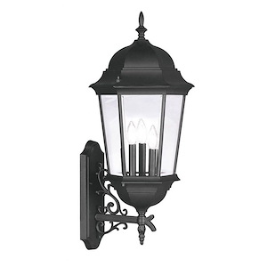 Hamilton - 3 Light Outdoor Wall Lantern In Traditional Style-23.25 Inches Tall and 12.5 Inches Wide - 415527