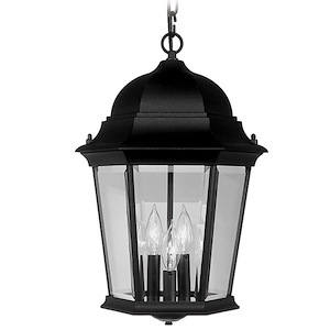 Hamilton - 3 Light Outdoor Post Top Lantern in Traditional Style - 12.5 Inches wide by 27 Inches high - 415525