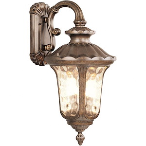Oxford - 3 Light Outdoor Wall Lantern in Traditional Style - 13.75 Inches wide by 28 Inches high - 190327