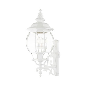 Frontenac - 4 Light Outdoor Wall Lantern in Traditional Style - 11 Inches wide by 30 Inches high - 190320