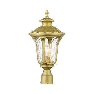 Oxford - 1 Light Outdoor Medium Post Top Lantern-19 Inches Tall and 9.5 Inches Wide - 1292183