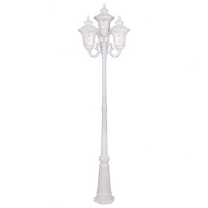 Oxford - Three Light Post in Traditional Style - 23 Inches wide by 87 Inches high - 375027