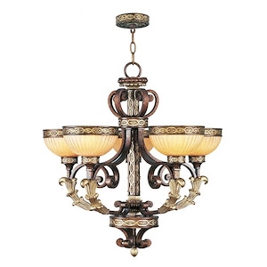 Seville - 28 Light Chandelier in French Country Style - 71 Inches wide by 75 Inches high - 415442