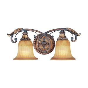 Villa Verona - 2 Light Bath Vanity in Mediterranean Style - 18.5 Inches wide by 8 Inches high - 190472