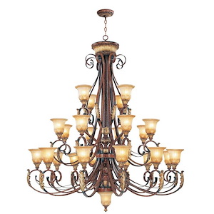 Villa Verona - 3 Light Mini Chandelier in Mediterranean Style - 11.25 Inches wide by 13 Inches high - 415439