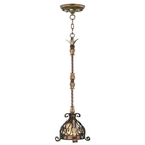 Bristol Manor - Three Light Island - 12 Inches wide by 21.5 Inches high - 190596