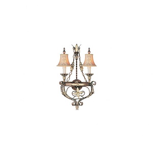 Pomplano - 1 Light Mini Pendant in French Country Style - 10 Inches wide by 30 Inches high - 190586