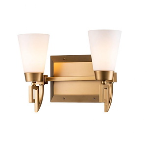 Lemuria - 2 Light Bath Vanity-10.5 Inches Tall and 14 Inches Wide - 1285783