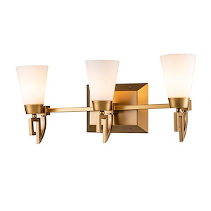 Lemuria - 3 Light Bath Vanity-10.5 Inches Tall and 24 Inches Wide - 1285782