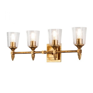 Vetiver - 4 Light Bath Vanity-10 Inches Tall and 31.5 Inches Wide - 1335285