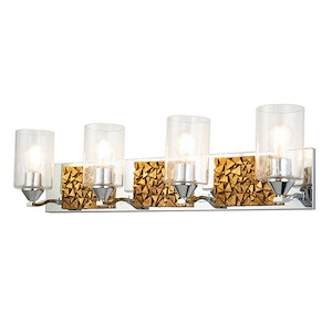 Arcadia - 3 Light Bath Bar-8 Inches Tall and 22.25 Inches Wide - 1093526