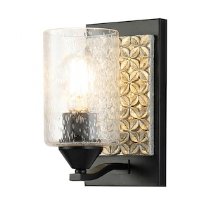 Arcadia - 1 Light wall Sconce-9 Inches Tall and 5 Inches Wide - 1253240