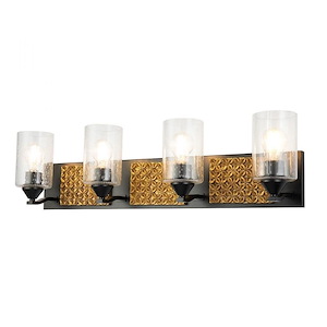 Arcadia - 4 Light Bath Bar-8 Inches Tall and 31.375 Inches Wide - 1093527