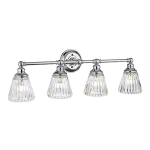 Keynes - 12W 4 LED Bath Vanity-10 Inches Tall and 31 Inches Wide - 1285770