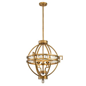 Lemuria - 3 Light Island-21.25 Inches Tall and 22.5 Inches Wide - 1252749