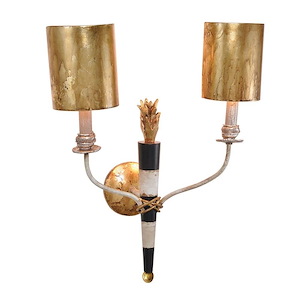Flambeau - 2 Light Wall Sconce In Traditional Style-23 Inches Tall and 16.5 Inches Wide - 903596