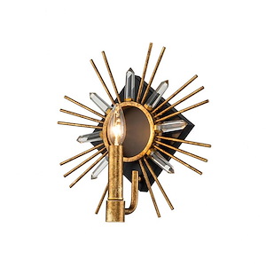 Sun King - 1 Light Wall Sconce-12 Inches Tall and 12.5 Inches Wide - 1285841