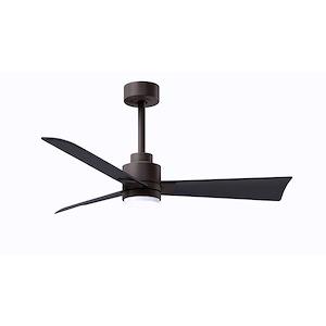 Alessandra - 3 Blade Ceiling Fan with Light Kit-8 Inch Tall and 42 Inch Wide - 1315516