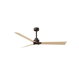 Alessandra - 3 Blade Ceiling Fan with Light Kit-8 Inch Tall and 56 Inch Wide - 1315517