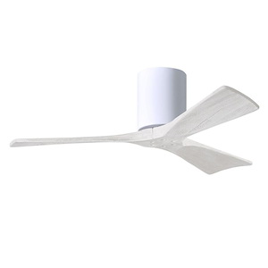Irene-3H - 3 Blade Flush Ceiling Fan-10 Inch Tall and 42 Inch Wide - 1421302