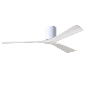 Irene-3H - 3 Blade Flush Ceiling Fan-10 Inch Tall and 60 Inch Wide - 1421304