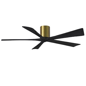 Irene-5H - 5 Blade Flush Ceiling Fan-10 Inch Tall and 60 Inch Wide - 1421307