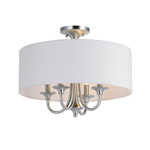 Bongo-Four Light Semi Flush Mount-18 Inches wide by 14.5 inches high - 605023