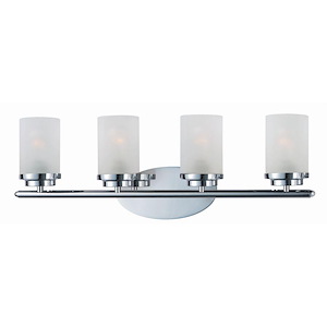 Corona-4 Light Contemporary Bath Vanity in Contemporary style-26.25 Inches wide by 9 inches high - 1067581