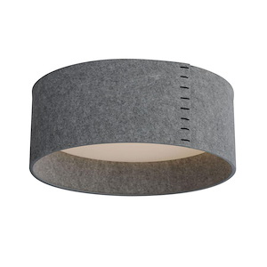 Prime Acoustic - 28W 1 LED Flush Mount In Modern Style-7.88 Inches Tall and 20 Inches Wide - 1284208
