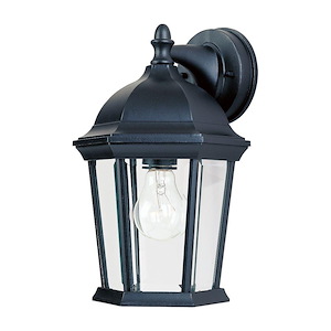 Cast-One Light Outdoor Wall Mount in Early American style-8 Inches wide by 12 inches high - 1090257