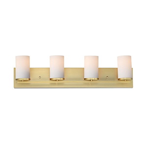 Lateral - 4 Light Bath Vanity-7.75 Inches Tall and 30 Inches Wide - 1342337