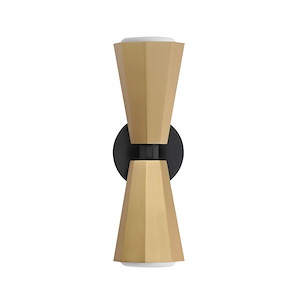 Rizzo - 2 Light Wall Sconce-16 Inch Tall and 5 Inch Wide - 1369736