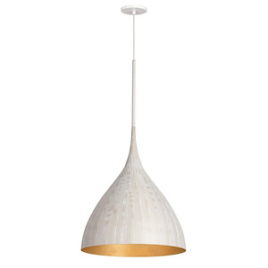 Fleur - 1 Light Pendant-21 Inch Tall and 16.5 Inch Wide - 1377206