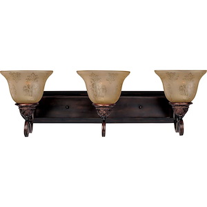 Symphony-3 Light Bath Vanity in Mediterranean style-26 Inches wide by 8.5 inches high - 64199
