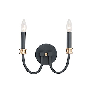 Charlton-2 Light Wall Sconce-11.75 Inches wide by 8.75 inches high - 1213599