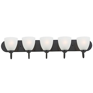 Axis - 5 Light Strip Bath Vanity-7.5 Inches Tall and 36 Inches Wide - 1342360