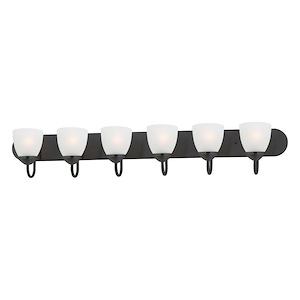 Axis - 6 Light Strip Bath Vanity-7.5 Inches Tall and 48 Inches Wide - 1342361