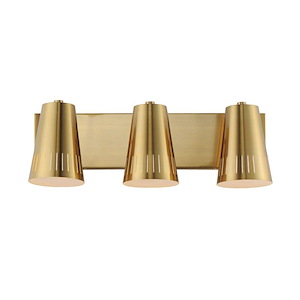 Helsinki - 3 Light Bath Vanity-7 Inches Tall and 20 Inches Wide - 1326588