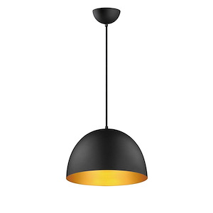 Tova - 1 Light Pendant-9 Inch Tall and 13.5 Inch Wide - 1377209
