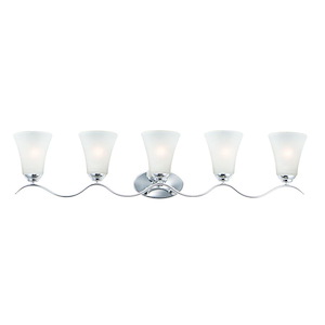 Vital-5 Light Bath Vanity-41 Inches wide by 9.5 inches high - 929779