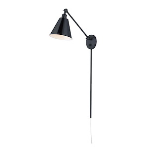 Library-1 Light Wall Sconce-8 Inches wide by 32.25 inches high - 1024704