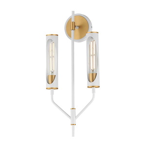 Regent - 12W 2 LED Wall Sconce-22.5 Inches Tall and 10 Inches Wide - 1342367