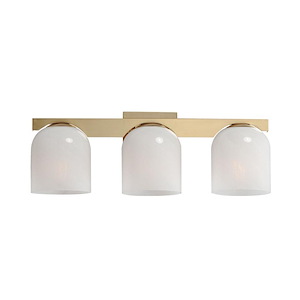 Scoop - 3 Light Bath Vanity-8 Inches Tall and 21.5 Inches Wide - 1326577